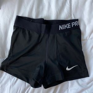 Nike pro spandex shorts